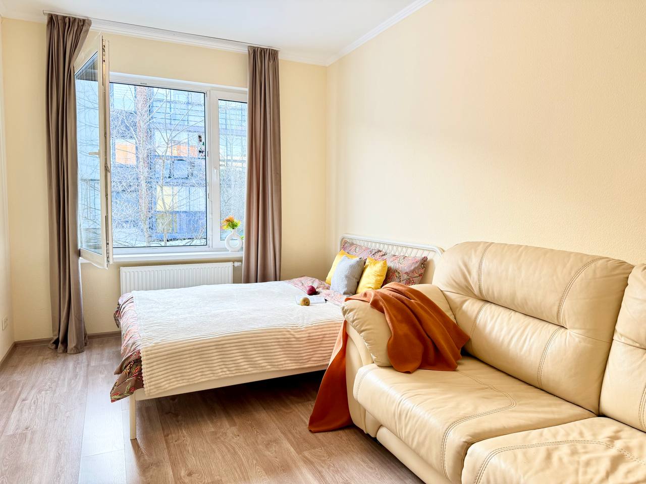 Просторная двухкомнатная квартира в ЖК Сампо