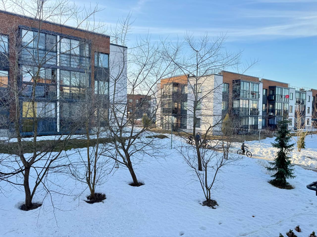 Просторная двухкомнатная квартира в ЖК Сампо